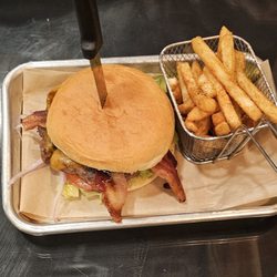 Rusty Nail Tavern Restaurant - Bourbon Burger and Fries