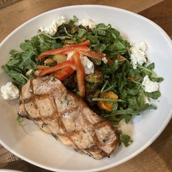 Oswego Grill - Grilled Salmon Harvest Bowl - American Near Me - Beaverton, Oregon Oswego Grill - Grilled Salmon Harvest Bowl - American Near Me - Beaverton, Oregon