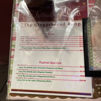 Gingerbread Shop - the menu for the gingerbread shop - Bakeries Near Me - Riverside, California Gingerbread Shop - the menu for the gingerbread shop - Bakeries Near Me - Riverside, California