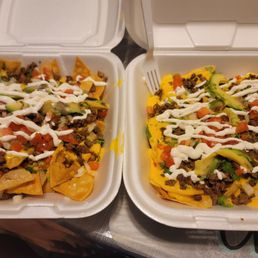 Supreme nachos from guacamole burrito. Supreme nachos from guacamole burrito.