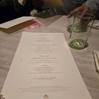 Paradisaea - Menu - New American Near Me - San Diego, California