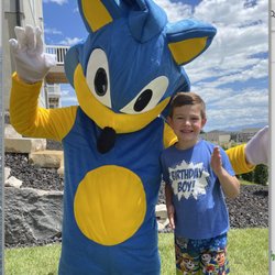 Gott A Costume - hire a Sonic character for your party in Utah Colorado