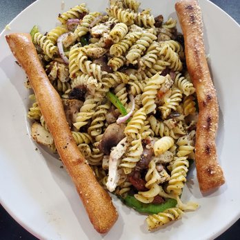 Mad Mushroom Pizza - Pesto & Grilled Chicken Pasta - Pizza Near Me - West Lafayette, Indiana Mad Mushroom Pizza - Pesto & Grilled Chicken Pasta - Pizza Near Me - West Lafayette, Indiana