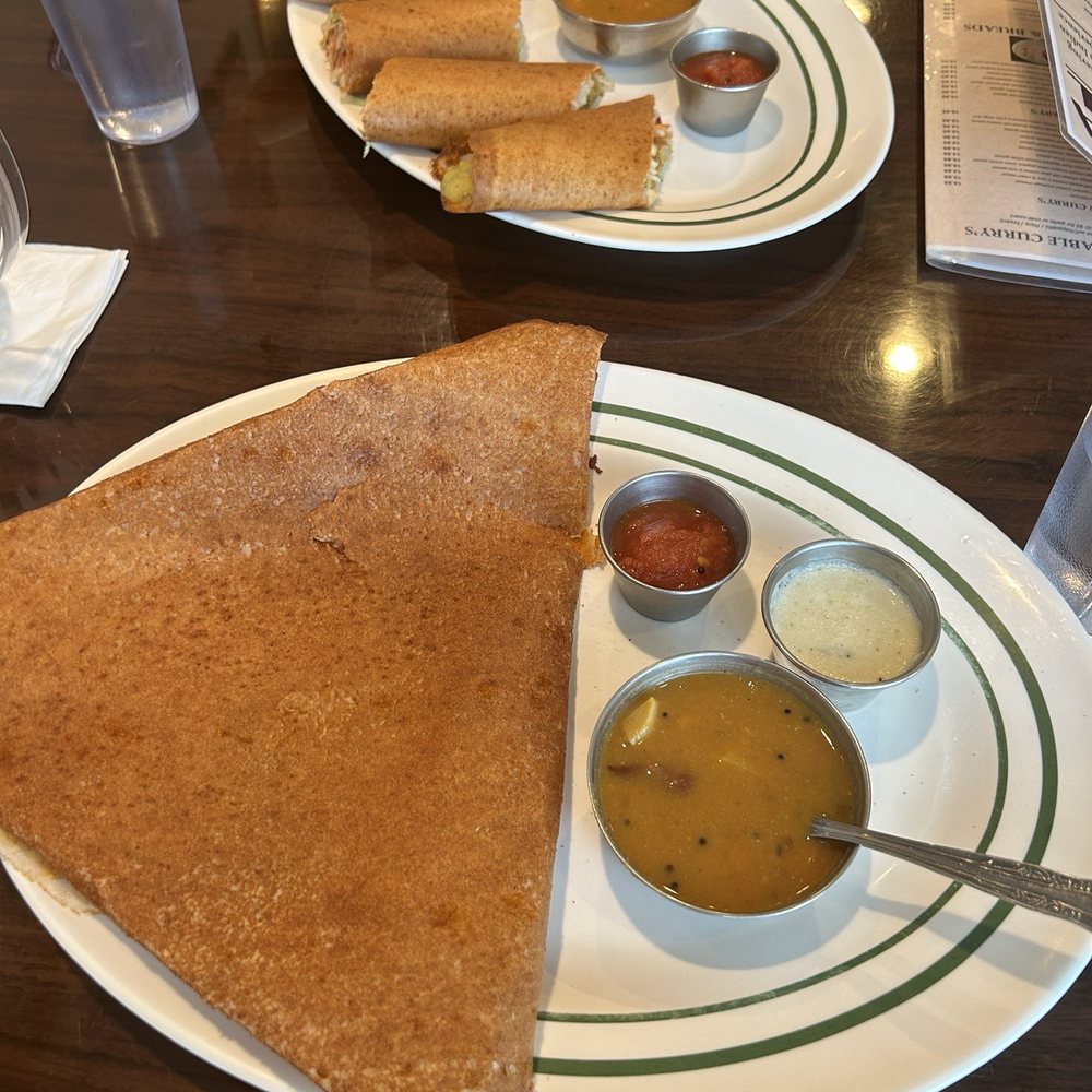 54. Mysore Masala Dosa and 71. Spring Dosa