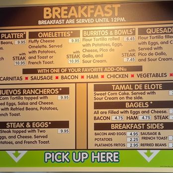 Jazmin Cuisine - Breakfast Menu (5/2021) - Tex-Mex Near Me - Gaithersburg, Maryland