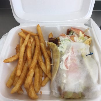 Halal Gyro Kabob House - #20 chicken gyro combo - Halal Near Me - Newark, Delaware