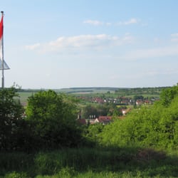 Brauerei und Gasthof Schwan - Keller-Aussicht auf Burgebrach