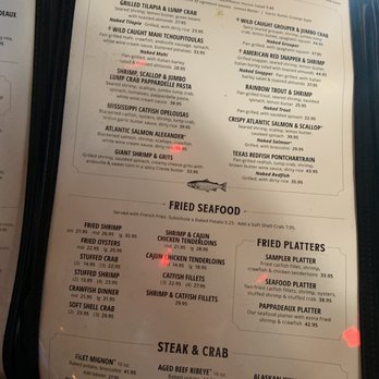 Pappadeaux Seafood Kitchen - Menu - Seafood Near Me - Arlington, Texas Pappadeaux Seafood Kitchen - Menu - Seafood Near Me - Arlington, Texas