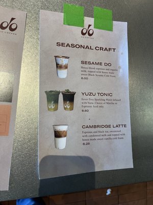 Menu photo 8 DO Coffee Brea, CA