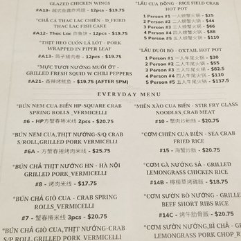 Crab Hot Lau - Menu - Hot Pot Near Me - Vancouver, British Columbia