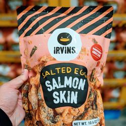 Costco Wholesale - Salted Egg Salmon Skin!