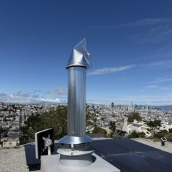 Warm Solutions - Galvanized High Wind Directional Chimney Cap