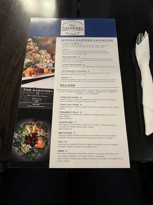 Menu photo 1 Saratoga Restaurant Terre Haute, IN Menu photo 1 Saratoga Restaurant Terre Haute, IN