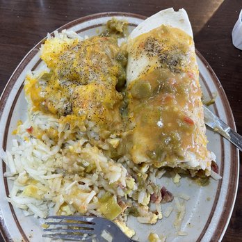Weck's - Sorry, ate to quick before pic. Breakfast burrito green - Breakfast & Brunch Near Me - Rio Rancho, New Mexico