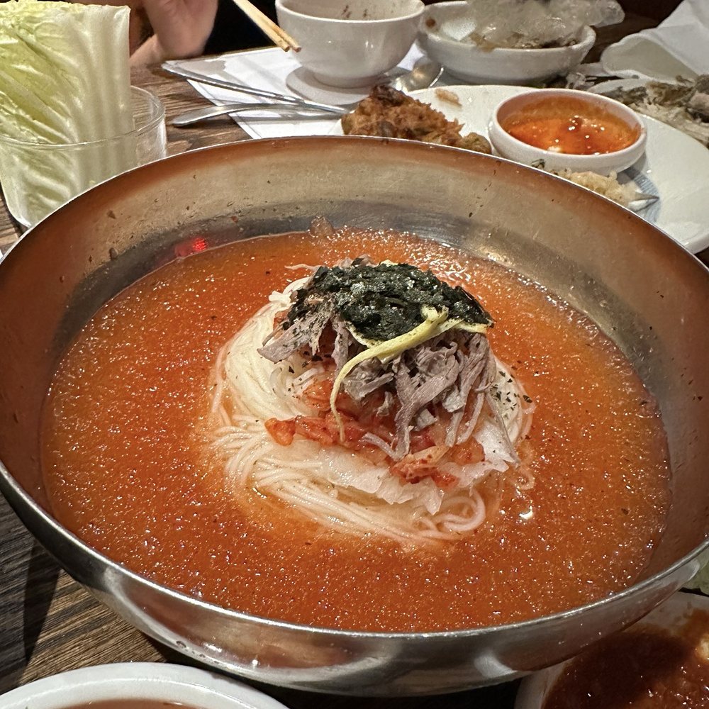 Sam Woo Jung - Kimchi cold noodles - Korean Near Me - New York, New York Sam Woo Jung - Kimchi cold noodles - Korean Near Me - New York, New York