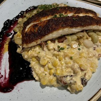 Grace & Grit - Blackened jumbo flounder - Southern Near Me - Mount Pleasant, South Carolina Grace & Grit - Blackened jumbo flounder - Southern Near Me - Mount Pleasant, South Carolina