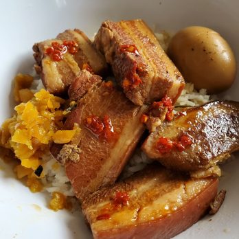 Formosa - Pork Belly over Rice with Soy Hardboiled Egg - Taiwanese Near Me - Boulder, Colorado