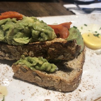 First Watch - Avocado toast with smoked salmon added on - Breakfast & Brunch Near Me - Florence, Kentucky First Watch - Avocado toast with smoked salmon added on - Breakfast & Brunch Near Me - Florence, Kentucky
