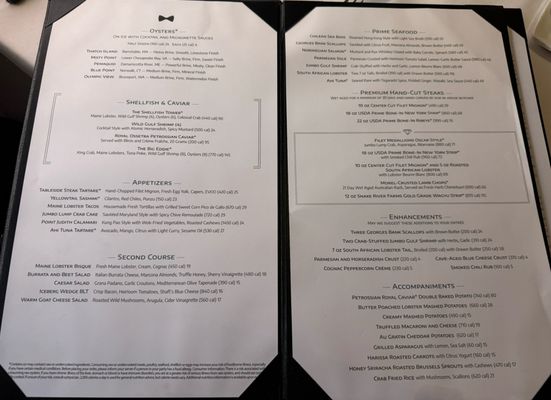 Menu photo 6 Eddie V's Prime Seafood Newport Beach, CA Menu photo 6 Eddie V's Prime Seafood Newport Beach, CA