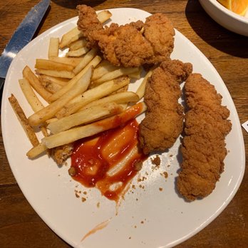 The River Palm Terrace - Chicken fingers with French Fries - Steakhouses Near Me - Edgewater, New Jersey The River Palm Terrace - Chicken fingers with French Fries - Steakhouses Near Me - Edgewater, New Jersey
