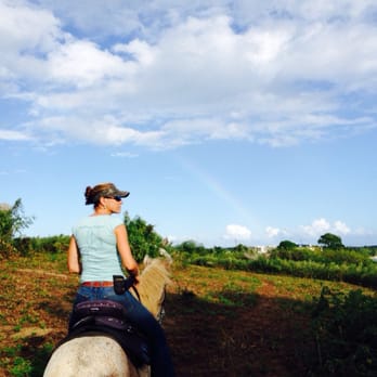 Esperanza Riding Company - And with the rainbow! - Horseback Riding Near Me - Vieques, Puerto Rico
