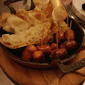 MAD - Spanish chorizo with some weird airy, hardened bread - Spanish Near Me - Houston, Texas MAD - Spanish chorizo with some weird airy, hardened bread - Spanish Near Me - Houston, Texas
