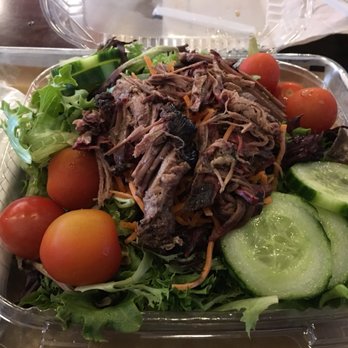 GQue BBQ Westminster - Dinner salad with brisket - Barbeque Near Me - Westminster, Colorado