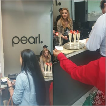 Pearl. Dentistry Reimagined - College Street - The friendly staff at Pearl dentistry during the Yelp Elite event. A dentist office that offers free champagne certainly has my vote. - Cosmetic Dentists Near Me - Charlotte, North Carolina