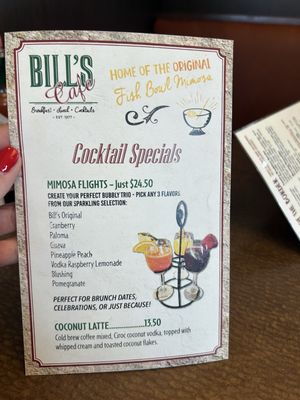 Menu photo 6 Bill's Cafe San Jose, CA