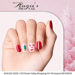 Angie's Pro Nail - Get in the holiday spirit with our winter nail designs!