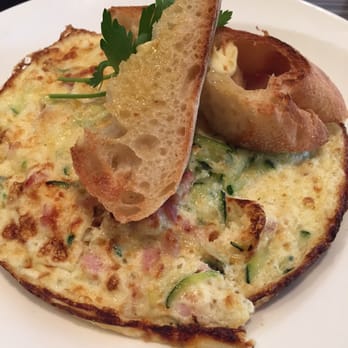 Buzz - Egg white omelette with crispy diced chriberg bacon, grated zucchini and parmesan. - Breakfast & Brunch Near Me - Fortitude Valley, QLD Buzz - Egg white omelette with crispy diced chriberg bacon, grated zucchini and parmesan. - Breakfast & Brunch Near Me - Fortitude Valley, QLD