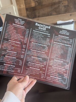 Menu photo 3 BarnYard Grill Grenada, MS