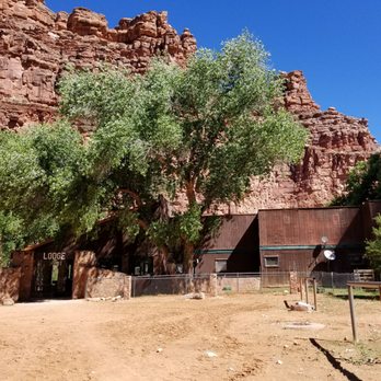 Havasupai Lodge - The lodge. Entrance is on the left. - Hotels Near Me Havasupai Lodge - The lodge. Entrance is on the left. - Hotels Near Me
