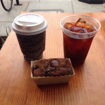 Intelligentsia Coffee - Iced coffee for me, hot chai for the Wife, and delicious (and locally made) pumpkin choco loaf! - Coffee & Tea Near Me - Pasadena, California Intelligentsia Coffee - Iced coffee for me, hot chai for the Wife, and delicious (and locally made) pumpkin choco loaf! - Coffee & Tea Near Me - Pasadena, California