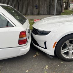 Cortez Auto Service - The owner of the shop parking Customer cars like this. Hitting my car.