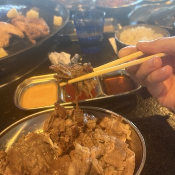 Honey Pig Korean BBQ - The perfect bite - Korean Near Me - Fredericksburg, Virginia