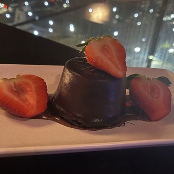 VUE Rooftop - Flourless chocolate torte- was very good - New American Near Me - Washington, DC, District of Columbia