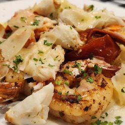 Latitude 38 Waterfront Annapolis - Blackened Seafood Alfredo