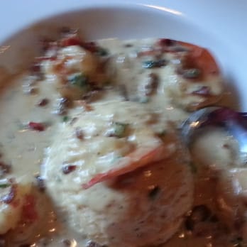 Nacoochee Grill - Shrimp and Nora Mill Grits - Some of the BEST Shrimp & Grits I've ever eaten! ! - Steakhouses Near Me - Helen, Georgia