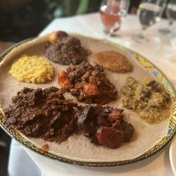 Awash Ethiopian Restaurant - Meat Sampler
