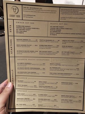 Menu photo 4 Chubby Nori New York, NY Menu photo 4 Chubby Nori New York, NY