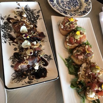 Amuse Kitchen & Wine - Grilled pear salad and walnut bruschetta. - Wine Bars Near Me - Ottawa, Ontario