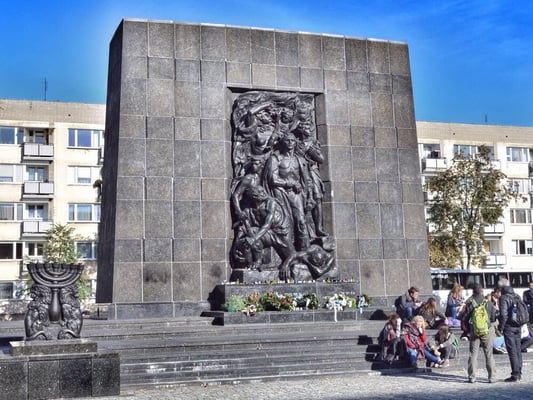 Monument to the Ghetto Heroes by null