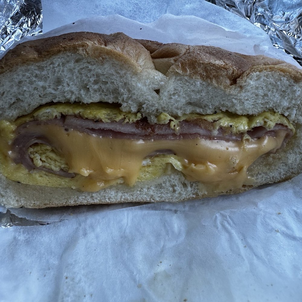 Philips Gourmet Deli - Spiced ham, egg and cheese with a black pepper on a roll. - Delis Near Me - Bronx, New York Philips Gourmet Deli - Spiced ham, egg and cheese with a black pepper on a roll. - Delis Near Me - Bronx, New York