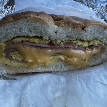 Philips Gourmet Deli - Spiced ham, egg and cheese with a black pepper on a roll. - Delis Near Me - Bronx, New York Philips Gourmet Deli - Spiced ham, egg and cheese with a black pepper on a roll. - Delis Near Me - Bronx, New York
