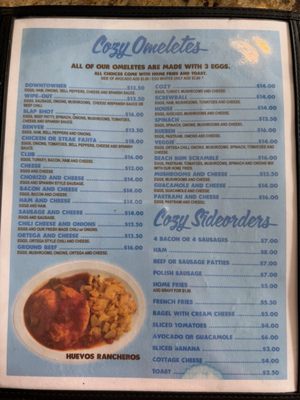 Menu photo 3 Cozy Cafe Redondo Beach, CA