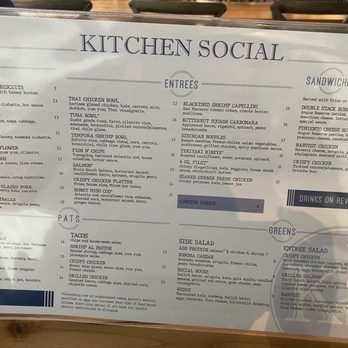 Kitchen Social - Menu - Desserts Near Me - Cincinnati, Ohio