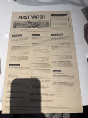Menu photo 1 First Watch Nashville, TN Menu photo 1 First Watch Nashville, TN