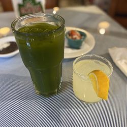 La Chaya Maya - Chaya con limonada y un margarita