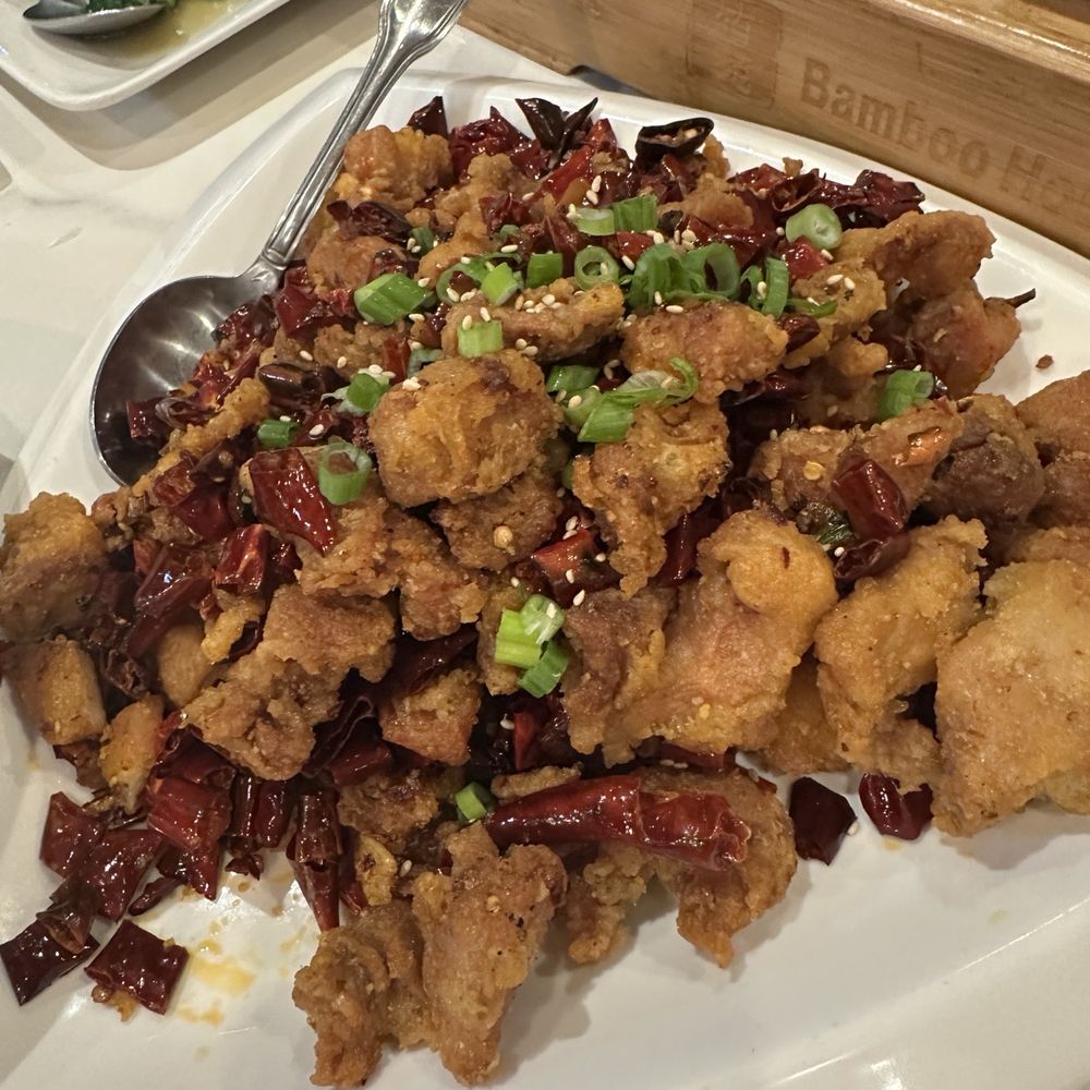 Bamboo House - Spicy & Crispy Chicken - Noodles Near Me - Humble, Texas